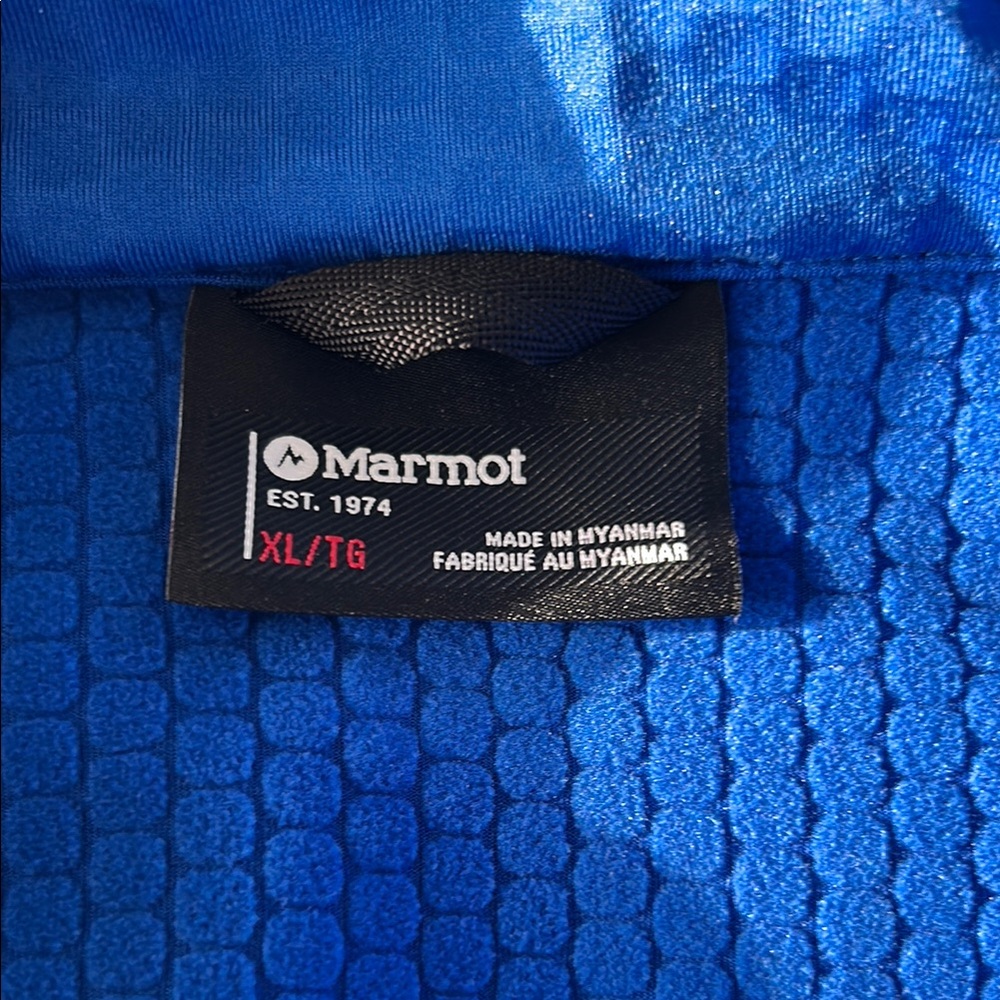 Marmot Blue Performance Jacket Lightweight Water-… - image 2